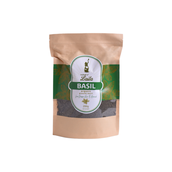 Organic Dried Ground Basil 200G
