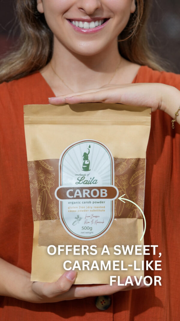 Organic Carob Powder 500G - Image 2