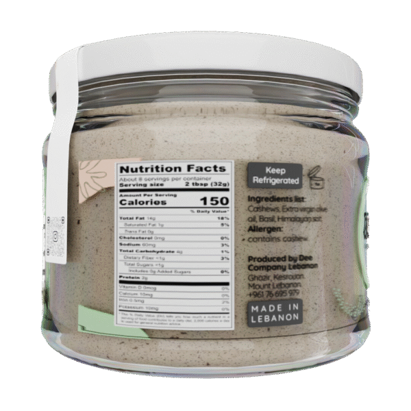 Cashew Cream Basil - Image 2