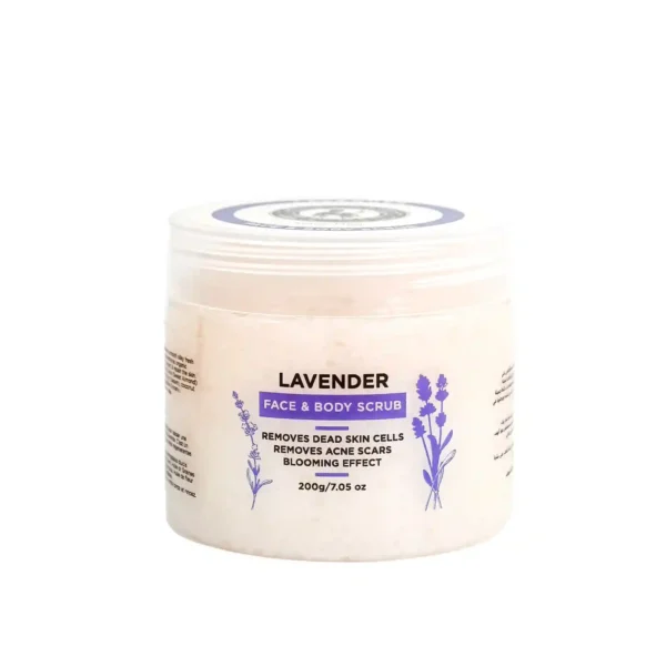 Lavender Face & Body Scrub