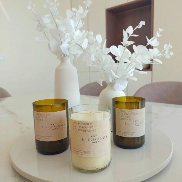 Wine Bottle Candle