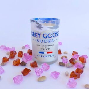 Grey goose bottle candle